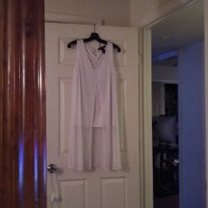 White blouse split
